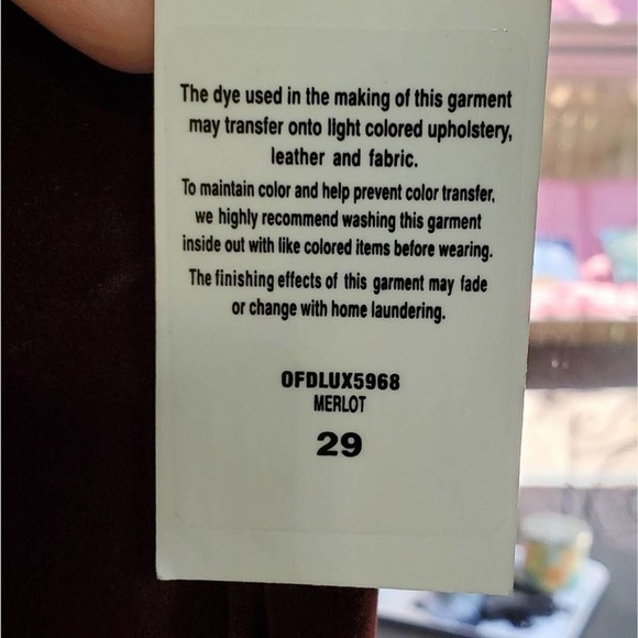 Joe's jeans merlot velvet the icon skinny jean size 29‎ new!!! - Picture 11 of 15